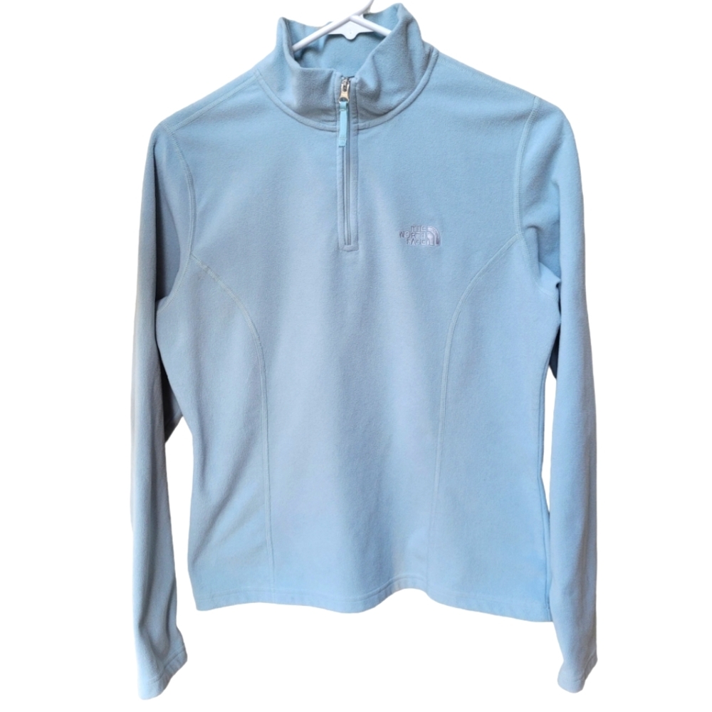 The North Face Sky Blue Half-Zip Fleece